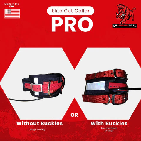 Elite Cut Collar PRO- Tracking Collar Compatible and Complete Protection **WITHOUT BUCKLES**